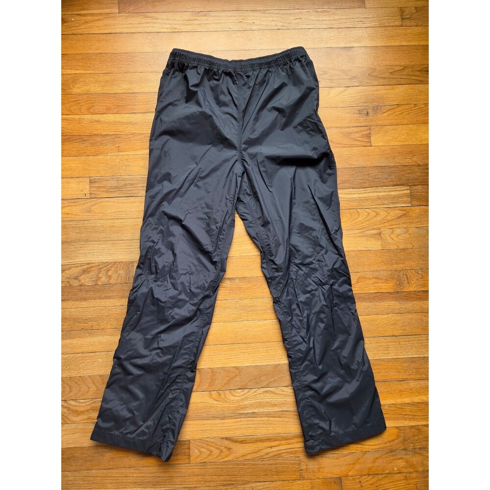 LL Bean nylon track rain adjustable drawstring and legs pants size medium